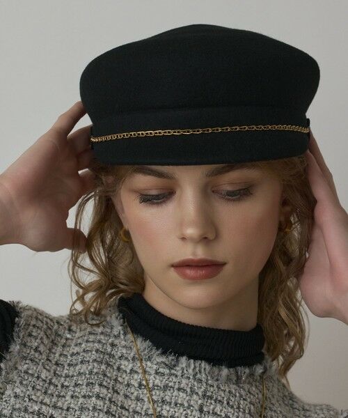 GRACE CONTINENTAL / グレースコンチネンタル ハンチング・キャスケット・ベレー帽 | FERRUCCIO VECCHI キャスケット | 詳細8