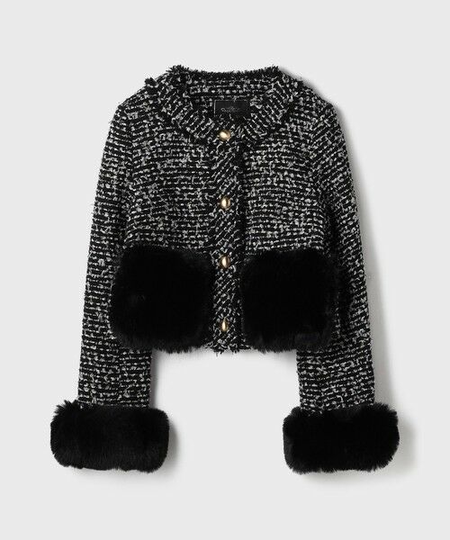 GRACE CONTINENTAL / グレースコンチネンタル ノーカラージャケット | ツイードコンビジャケット | 詳細16