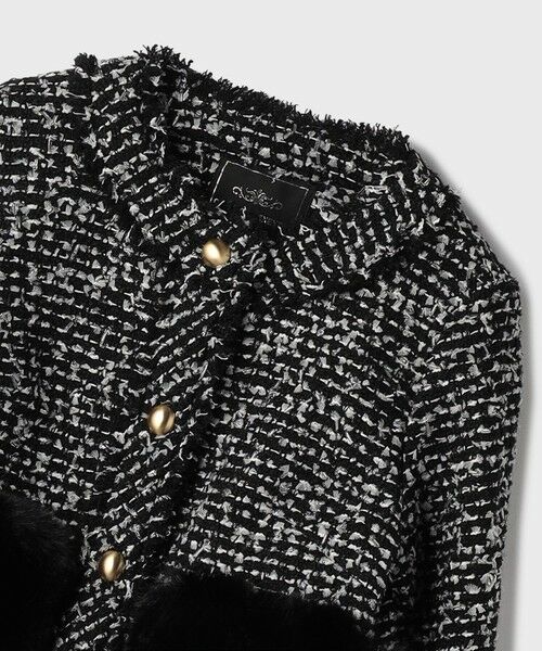 GRACE CONTINENTAL / グレースコンチネンタル ノーカラージャケット | ツイードコンビジャケット | 詳細18