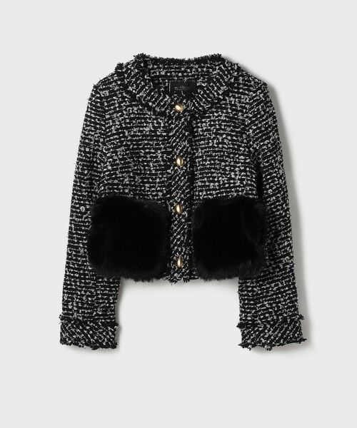 GRACE CONTINENTAL / グレースコンチネンタル ノーカラージャケット | ツイードコンビジャケット | 詳細19