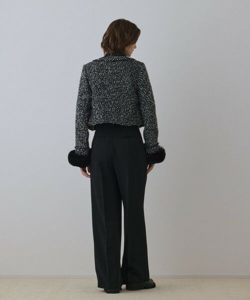 GRACE CONTINENTAL / グレースコンチネンタル ノーカラージャケット | ツイードコンビジャケット | 詳細9