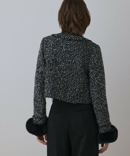 GRACE CONTINENTAL / グレースコンチネンタル ノーカラージャケット | ツイードコンビジャケット | 詳細11