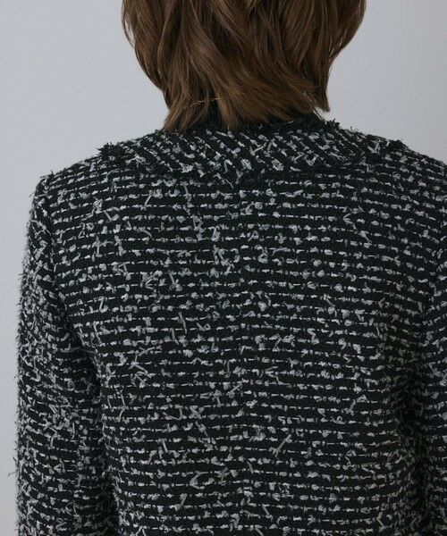 GRACE CONTINENTAL / グレースコンチネンタル ノーカラージャケット | ツイードコンビジャケット | 詳細15