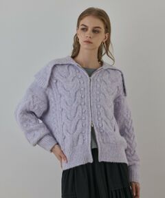 GRACE CONTINENTAL / グレースコンチネンタル その他アウター | ヘアリーニットコクーンジャケット