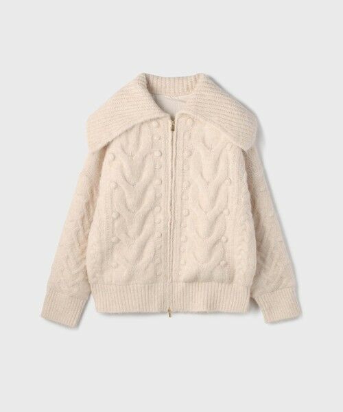 GRACE CONTINENTAL / グレースコンチネンタル その他アウター | ヘアリーニットコクーンジャケット | 詳細7