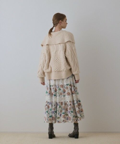 GRACE CONTINENTAL / グレースコンチネンタル その他アウター | ヘアリーニットコクーンジャケット | 詳細5