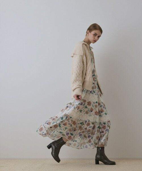 GRACE CONTINENTAL / グレースコンチネンタル その他アウター | ヘアリーニットコクーンジャケット | 詳細6