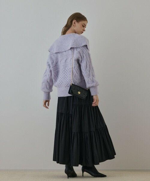 GRACE CONTINENTAL / グレースコンチネンタル その他アウター | ヘアリーニットコクーンジャケット | 詳細18