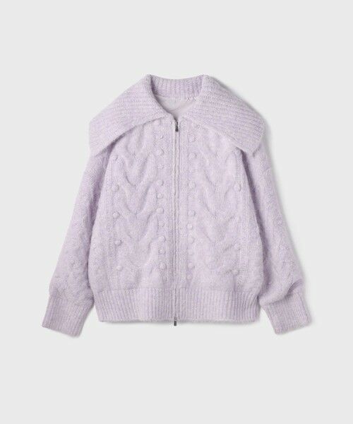 GRACE CONTINENTAL / グレースコンチネンタル その他アウター | ヘアリーニットコクーンジャケット | 詳細19