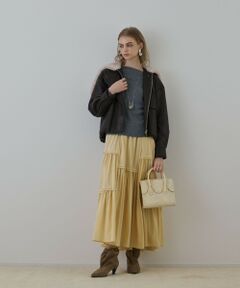 GRACE CONTINENTAL / グレースコンチネンタル その他アウター | フェイクレザーボンバージャケット