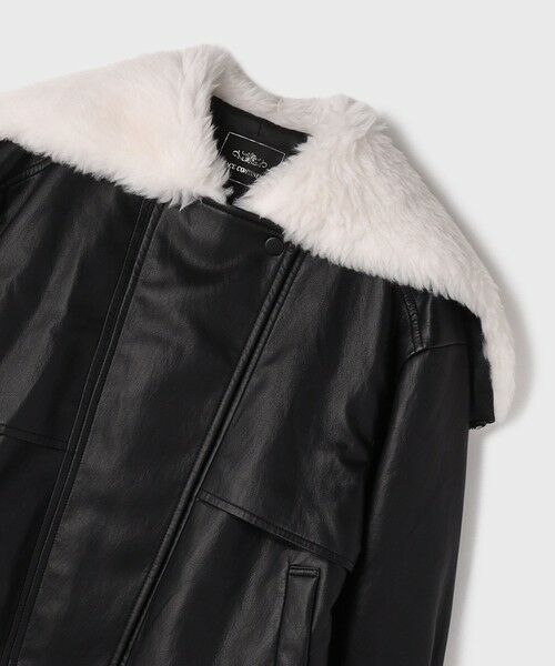 GRACE CONTINENTAL / グレースコンチネンタル その他アウター | フェイクレザーボンバージャケット | 詳細22