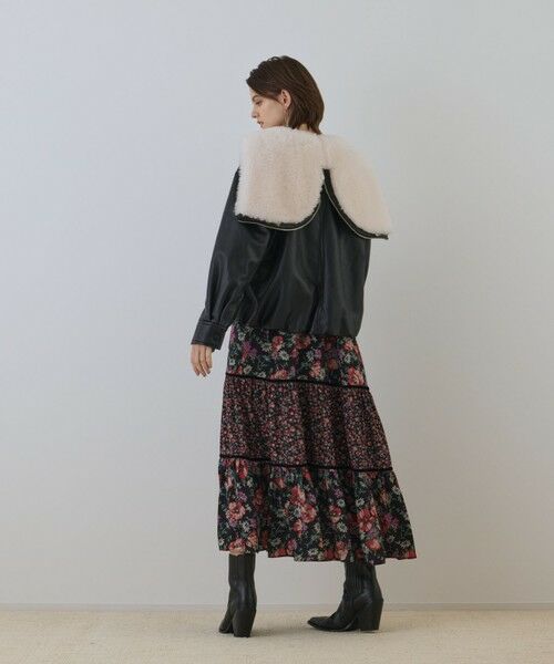 GRACE CONTINENTAL / グレースコンチネンタル その他アウター | フェイクレザーボンバージャケット | 詳細13