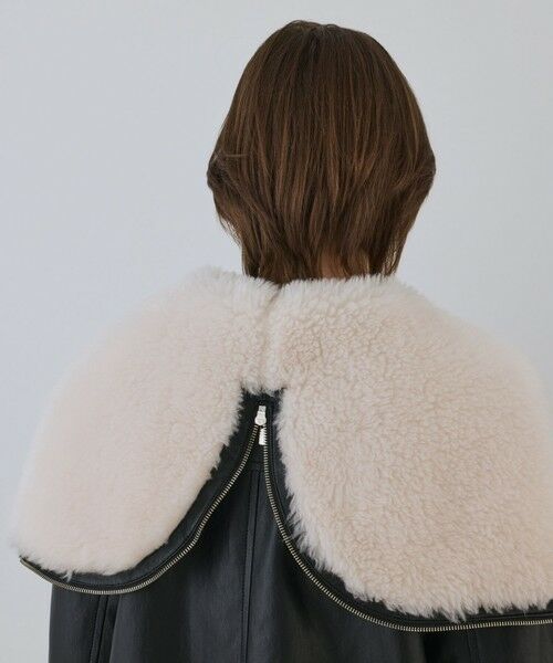 GRACE CONTINENTAL / グレースコンチネンタル その他アウター | フェイクレザーボンバージャケット | 詳細19