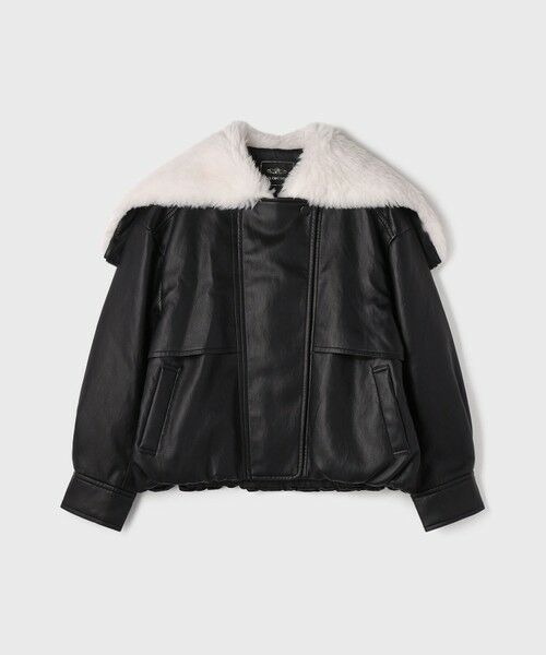 GRACE CONTINENTAL / グレースコンチネンタル その他アウター | フェイクレザーボンバージャケット | 詳細20