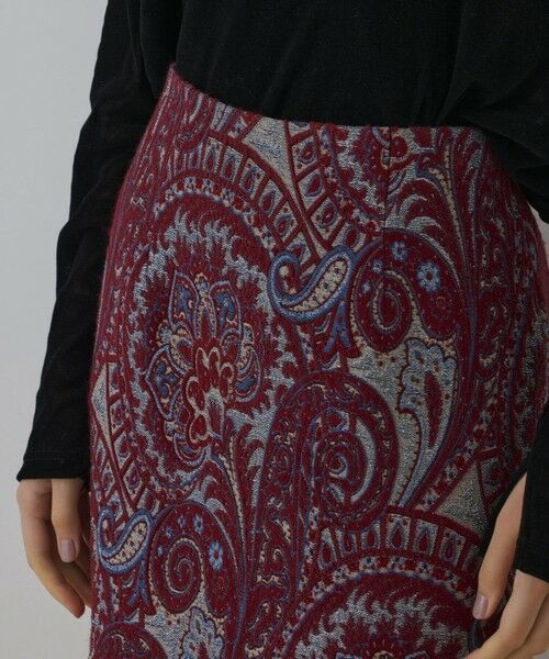 GRACE CONTINENTAL / グレースコンチネンタル ロング・マキシ丈スカート | ラメペイズリージャガードスカート | 詳細6
