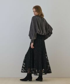 GRACE CONTINENTAL / グレースコンチネンタル ロング・マキシ丈スカート | エンブロイダリーフレアスカート