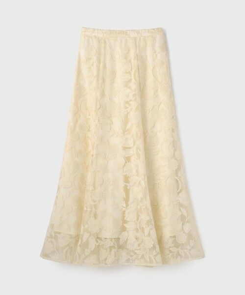 GRACE CONTINENTAL / グレースコンチネンタル ロング・マキシ丈スカート | エンブロイダリーフレアスカート | 詳細6