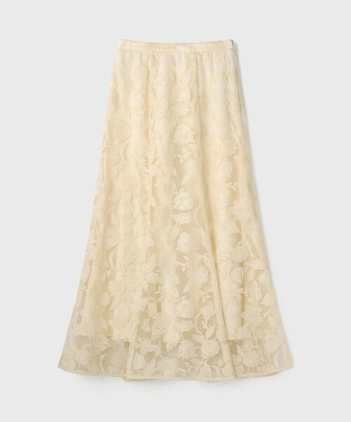 GRACE CONTINENTAL / グレースコンチネンタル ロング・マキシ丈スカート | エンブロイダリーフレアスカート | 詳細7