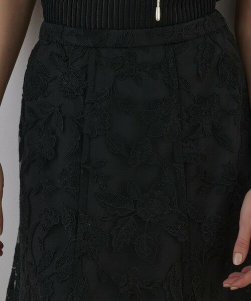 GRACE CONTINENTAL / グレースコンチネンタル ロング・マキシ丈スカート | エンブロイダリーフレアスカート | 詳細14