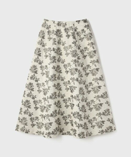 GRACE CONTINENTAL / グレースコンチネンタル ロング・マキシ丈スカート | ラメフラワージャガードフレアスカート | 詳細10