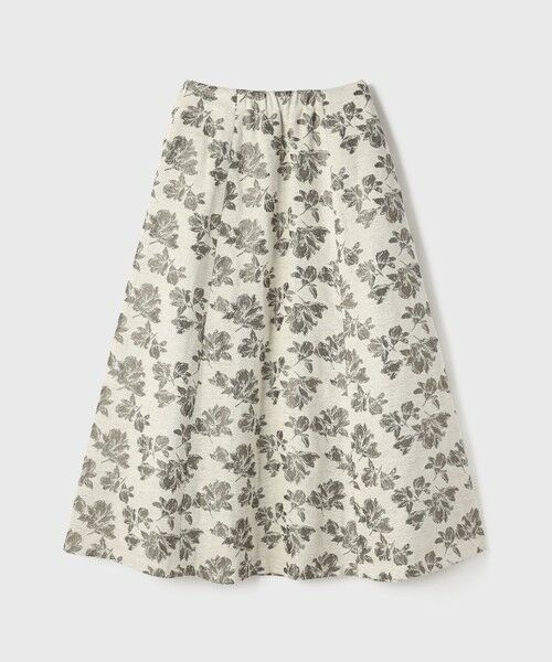 GRACE CONTINENTAL / グレースコンチネンタル ロング・マキシ丈スカート | ラメフラワージャガードフレアスカート | 詳細9