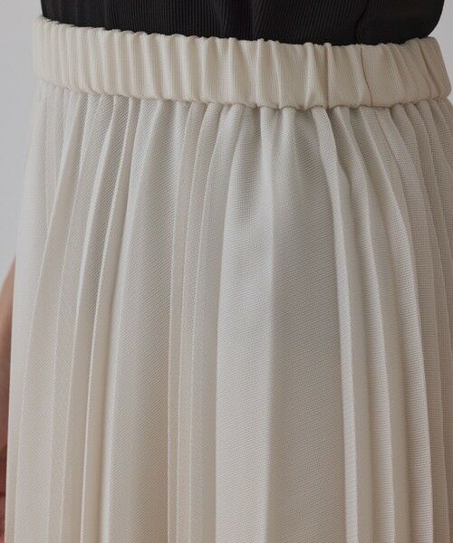 GRACE CONTINENTAL / グレースコンチネンタル ロング・マキシ丈スカート | メッシュプリーツスカート | 詳細6
