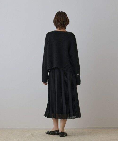 GRACE CONTINENTAL / グレースコンチネンタル ロング・マキシ丈スカート | メッシュプリーツスカート | 詳細9