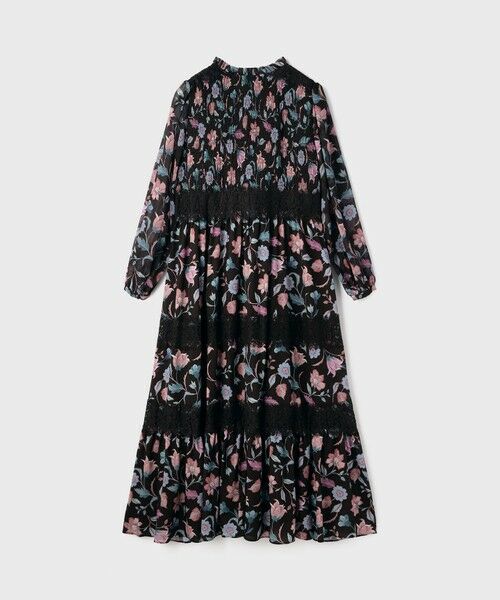 GRACE CONTINENTAL / グレースコンチネンタル ロング・マキシ丈ワンピース | サラサプリントティアードワンピース | 詳細21