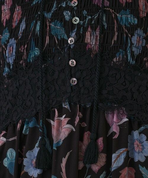 GRACE CONTINENTAL / グレースコンチネンタル ロング・マキシ丈ワンピース | サラサプリントティアードワンピース | 詳細16