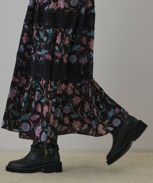 GRACE CONTINENTAL / グレースコンチネンタル ロング・マキシ丈ワンピース | サラサプリントティアードワンピース | 詳細17