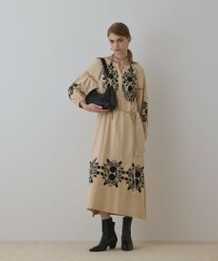 GRACE CONTINENTAL / グレースコンチネンタル ロング・マキシ丈ワンピース | エンブロイダリーカフタンワンピース