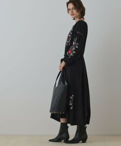 GRACE CONTINENTAL / グレースコンチネンタル ロング・マキシ丈ワンピース | エンブロイダリーカフタンワンピース