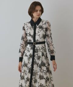 GRACE CONTINENTAL / グレースコンチネンタル ロング・マキシ丈ワンピース | チュールコードレースワンピース