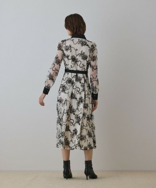 GRACE CONTINENTAL / グレースコンチネンタル ロング・マキシ丈ワンピース | チュールコードレースワンピース | 詳細3