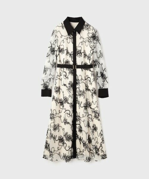 GRACE CONTINENTAL / グレースコンチネンタル ロング・マキシ丈ワンピース | チュールコードレースワンピース | 詳細6