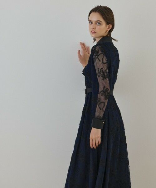GRACE CONTINENTAL / グレースコンチネンタル ロング・マキシ丈ワンピース | チュールコードレースワンピース | 詳細11