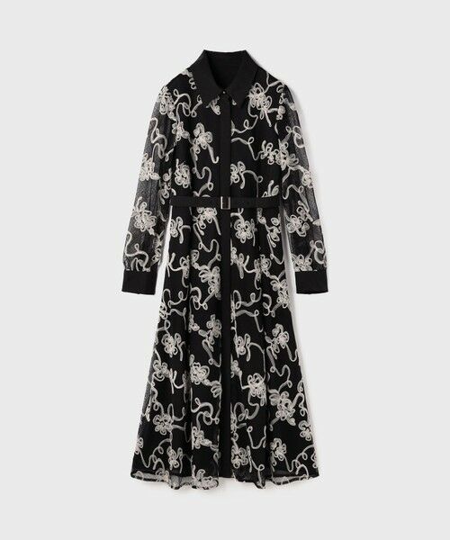 GRACE CONTINENTAL / グレースコンチネンタル ロング・マキシ丈ワンピース | チュールコードレースワンピース | 詳細20