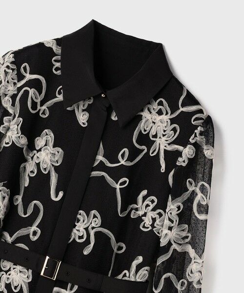 GRACE CONTINENTAL / グレースコンチネンタル ロング・マキシ丈ワンピース | チュールコードレースワンピース | 詳細22