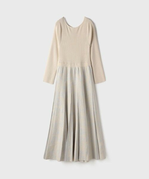 GRACE CONTINENTAL / グレースコンチネンタル ミニ丈・ひざ丈ワンピース | ラメモールニットジャガードワンピース | 詳細5