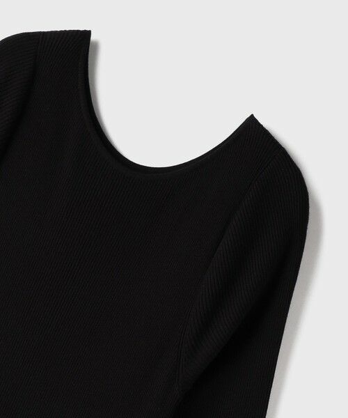 GRACE CONTINENTAL / グレースコンチネンタル ミニ丈・ひざ丈ワンピース | ラメモールニットジャガードワンピース | 詳細14