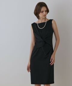 GRACE CONTINENTAL / グレースコンチネンタル ドレス | サテンクロスドレープワンピース