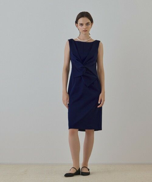 GRACE CONTINENTAL / グレースコンチネンタル ドレス | サテンクロスドレープワンピース | 詳細11