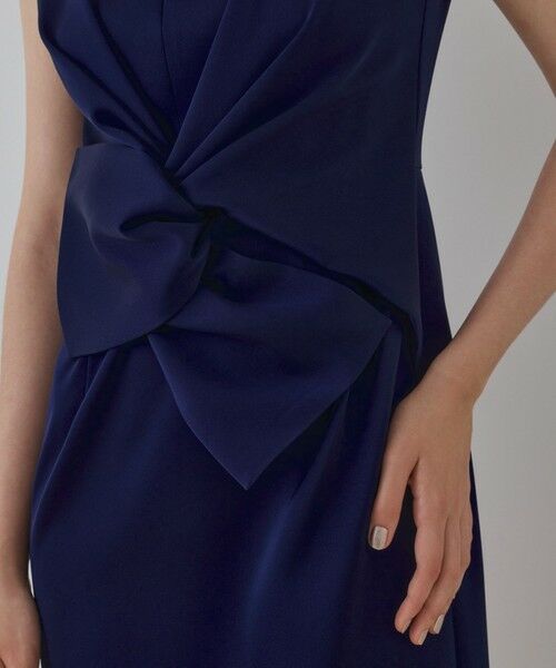 GRACE CONTINENTAL / グレースコンチネンタル ドレス | サテンクロスドレープワンピース | 詳細18