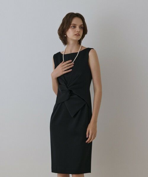 GRACE CONTINENTAL / グレースコンチネンタル ドレス | サテンクロスドレープワンピース | 詳細25