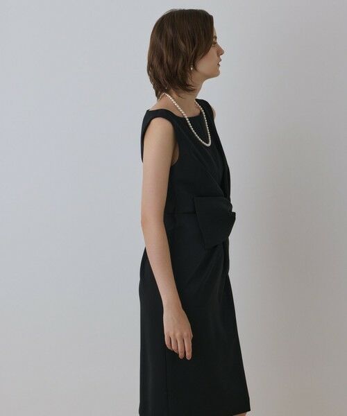 GRACE CONTINENTAL / グレースコンチネンタル ドレス | サテンクロスドレープワンピース | 詳細28