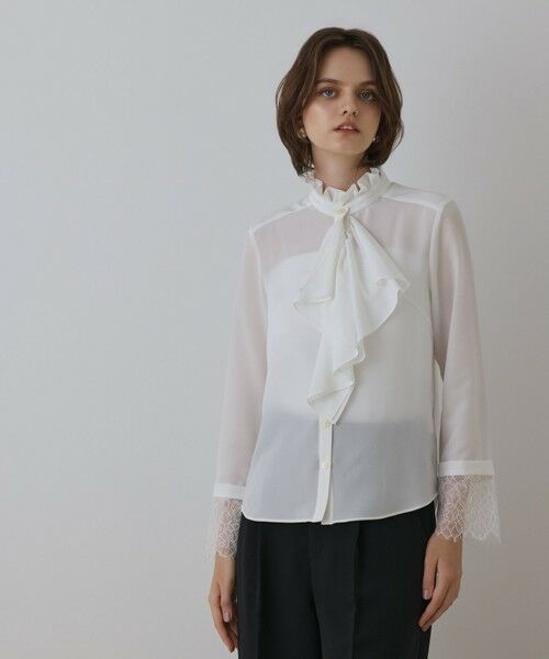 GRACE CONTINENTAL / グレースコンチネンタル シャツ・ブラウス | ラッフルブラウス | 詳細1