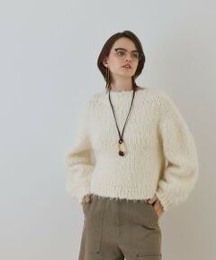 GRACE CONTINENTAL / グレースコンチネンタル ニット・セーター | バルキーフェザーニットトップ