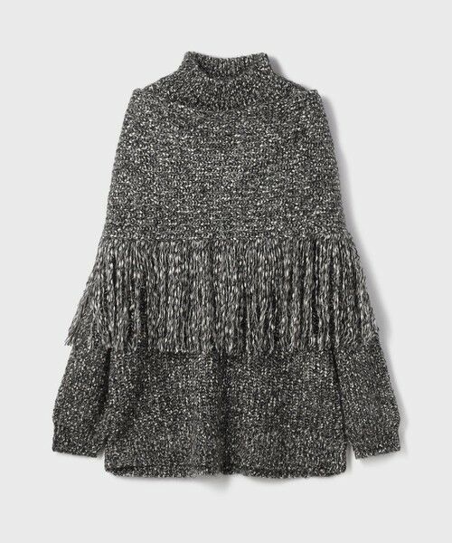 GRACE CONTINENTAL / グレースコンチネンタル ニット・セーター | フリンジケープニットトップ | 詳細15