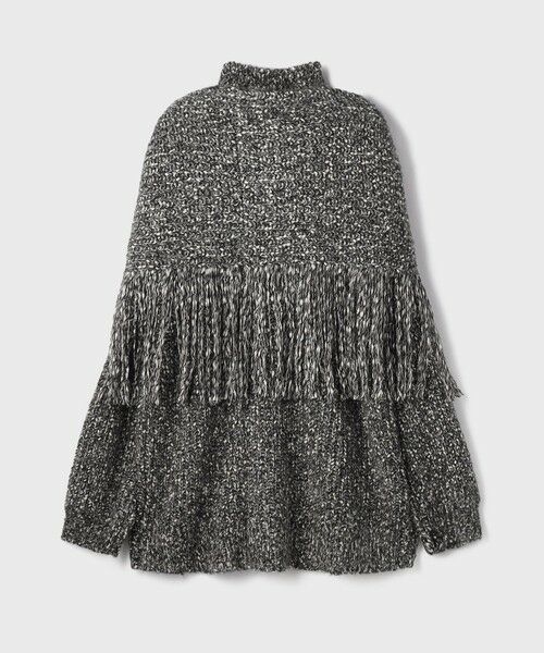 GRACE CONTINENTAL / グレースコンチネンタル ニット・セーター | フリンジケープニットトップ | 詳細16