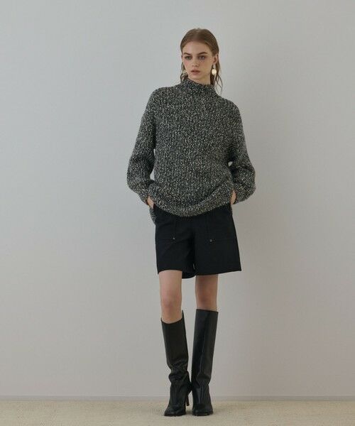 GRACE CONTINENTAL / グレースコンチネンタル ニット・セーター | フリンジケープニットトップ | 詳細10